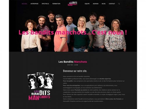 Le site des Bandits Manchots : Accueil